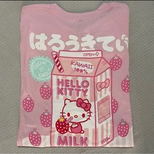 Hello kitty pink T shirt